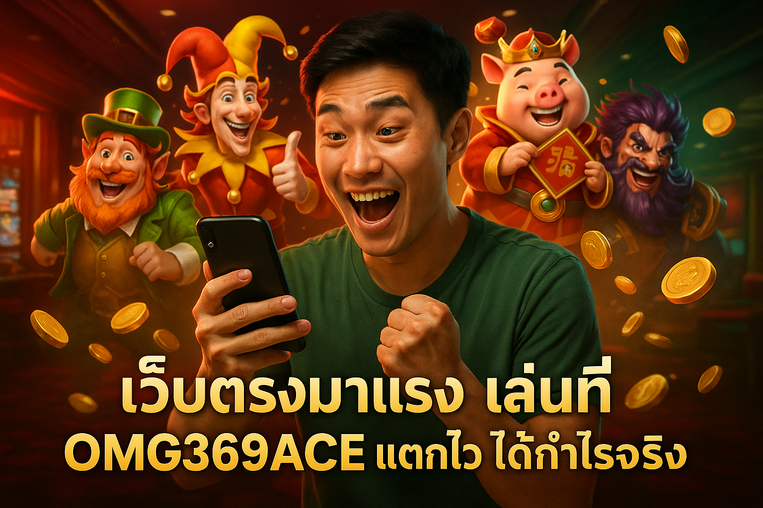 เว็บตรงมาแรง เล่นที่ OMG369ACE แตกไว ได้กำไรจริง