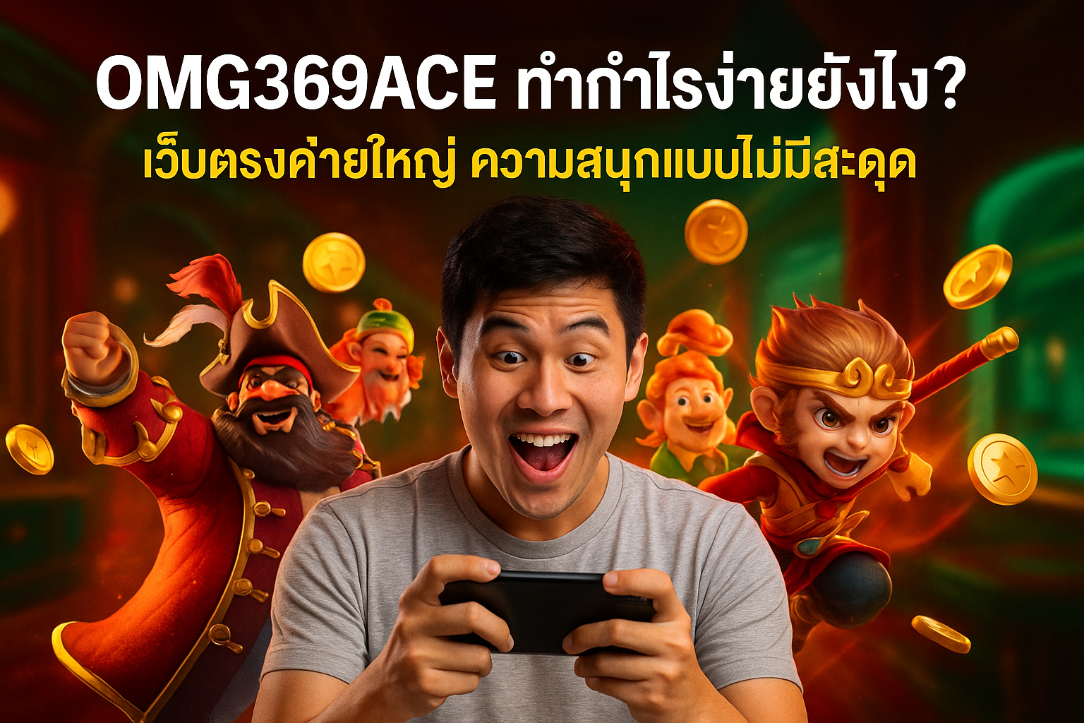 OMG369ACE ทำกำไรง่ายยังไง? ที่นี่เตรียมความสนุกแบบไม่สะดุด