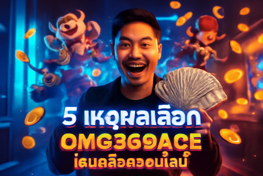 5 เหตุผลเลือก OMG369ACE เล่นสล็อตออนไลน์